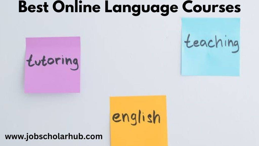 online language courses